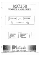 McIntosh MC-150 - Service manual 